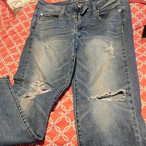 Barely worn straight fit American Eagle jeans